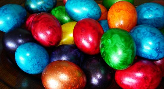 复活节彩蛋, 复活节, 鸡蛋, 假日, 多彩, 颜色