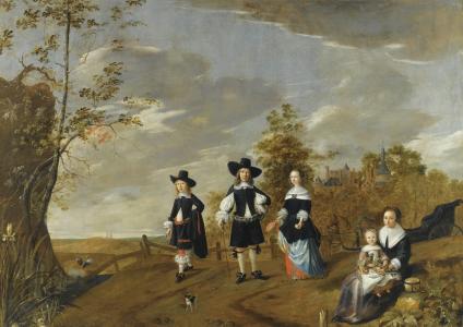 christiaen van colenbergh, 艺术, 艺术, 艺术性, 绘画, 布面油画, 景观