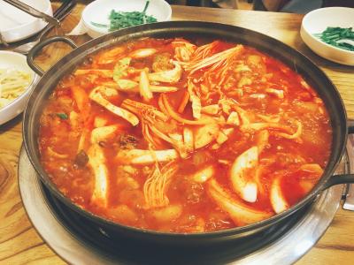 鸡, 鸡 bokeumtang, 香辣, 美味, 红胡椒粉, 烹饪, 美味的食物