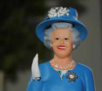 女王, 图, 波, 英格兰, 蓝色, 伊丽莎白