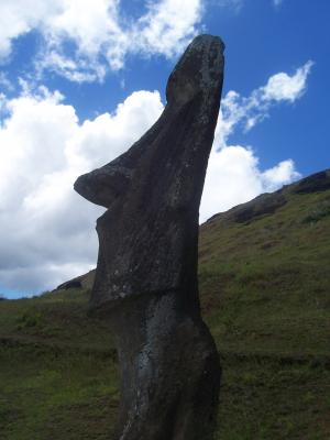 拉帕努伊, 石像, 复活节岛, 智利, 旅行, 天空, 云彩
