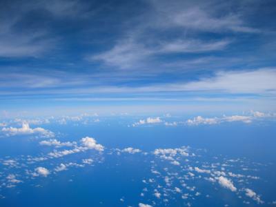 航空照片, 天空, 白色, 云计算, 气氛, 天气, 海
