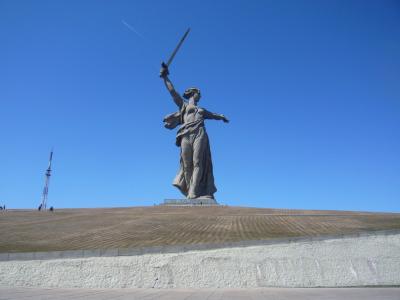 斯大林格勒, 伏尔加, 俄罗斯, 纪念碑, 从历史上看, 雕塑, 历史