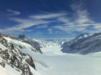 阿莱奇冰川 konkordiaplatz, 少女峰地区, 阿莱奇冰川, 冰川, 瑞士
