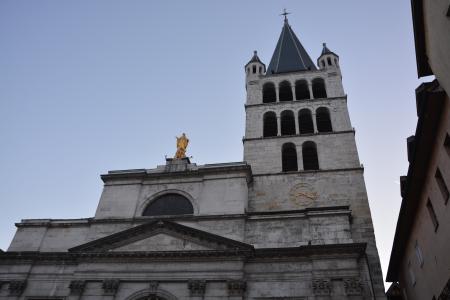 教堂纪念碑, 大, 天空, 建设, 宗教古迹, 法国, 阿讷西