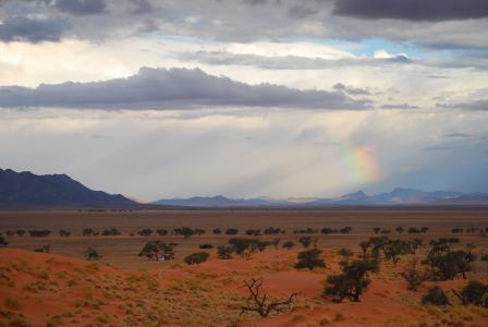 纳米布, 沙漠, 纳米边缘, 彩虹, 光, 非洲, 纳米比亚