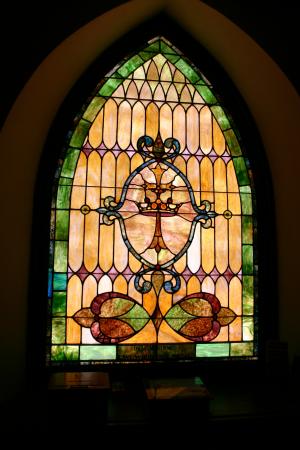 教会, 彩色玻璃, 窗口