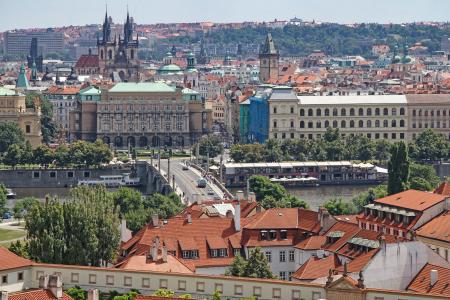 布拉格, 城市景观, 从上面, 家园, 捷克共和国