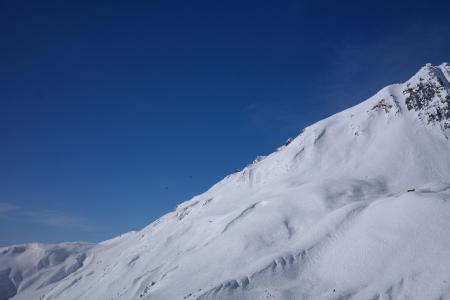 滑雪场, arlberg, 冬天, 山脉, 山峰, 寒冷, 滑雪