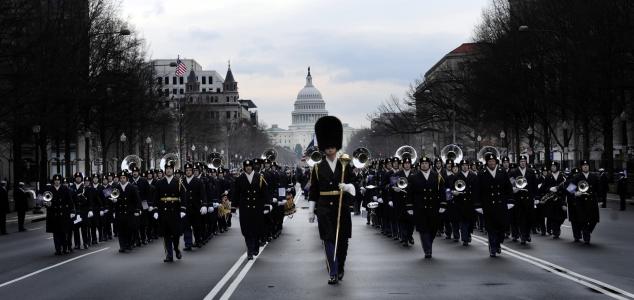 军乐队, 军事, 军队, 仪式, 乐队, 美国, 前进