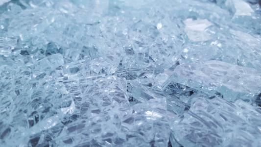 冰, 晶体, 冬天, 冻结, 感冒, 蓝色, 玻璃