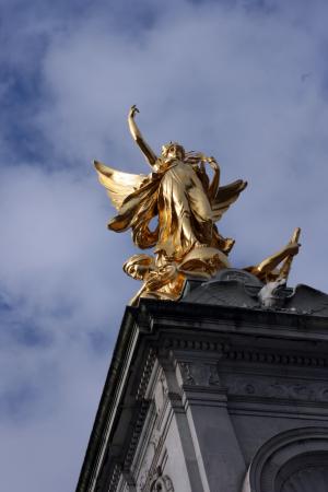 伦敦, 女王, 雕像, 黄金, 天使, 阿里, 纪念碑