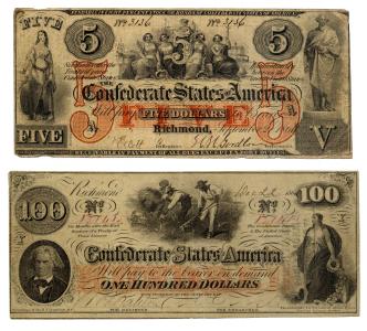 条例草案, 美国南方邦联, 美元, 银行纸币, 货币, 纸币, 1862