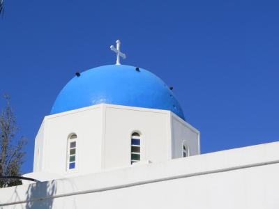圣托里尼岛, 教会, 蓝蓝的天空, 希腊