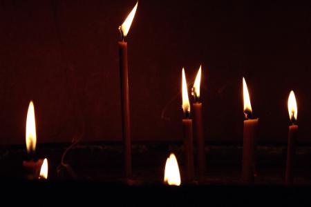 蜡烛, 黑暗, 光, 火焰, 消防, 烛光, 宗教