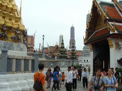 宏伟的宫殿, 曼谷, 泰国, 宫, 建筑, 佛