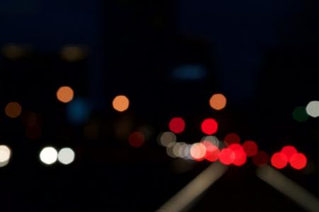散景, 背景, 城市的灯光, 摘要, 模糊, 市中心, 城市的街道