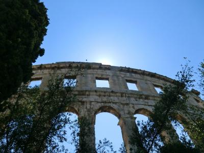 建筑, 古罗马圆形竞技场, 建设, 从历史上看, 感兴趣的地方, 克罗地亚, 旅游景点
