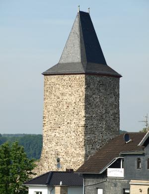 城堡塔, 城市 blankenberg, 城堡, 塔, 从历史上看, 中世纪