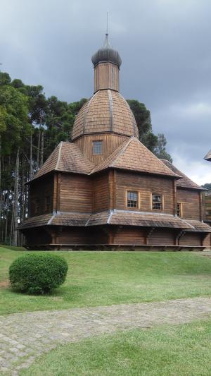乌克兰教会, 库里蒂巴, 建设, 木材, 文化, 建筑, 房子