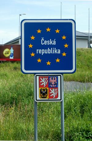 欧洲, 边框, 捷克共和国, 盾牌, 蓝色, 星级, 状态