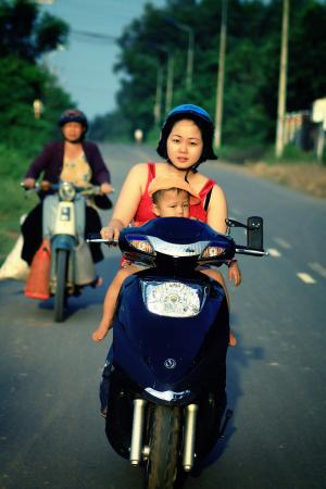 摩托车, 摩托车, 驾驶, 女人, 女性, 自行车, 速度