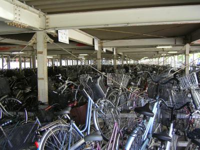 日本, 自行车, 火车站
