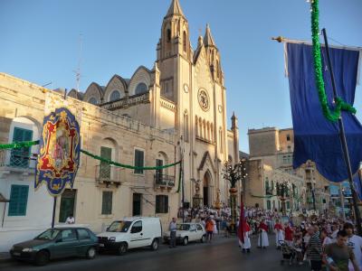斯利玛, 马耳他, 节日, 传统, 移动, 教会, 建筑