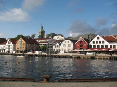 城市, 码头, 端口, 格, 挪威