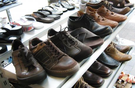 鞋子, 书架, 显示, 演示文稿, rimen, 鞋带, 凉鞋