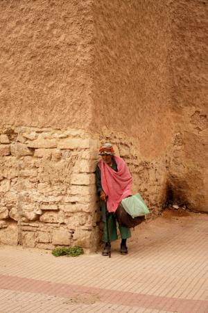 老人, 摩洛哥, essauria, 手杖, 文化, 人, 非洲