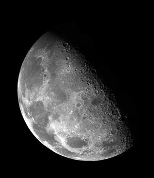 一半, 月亮, 空间, 行星, 月球表面, 天文学, 黑色背景