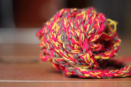 羊毛, 猫的摇篮, 针织, 手工劳动, 彩色, 多彩, 猫玩具