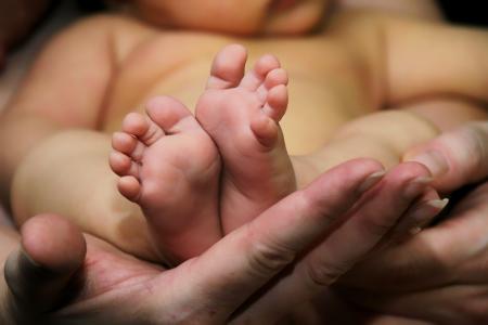 婴儿的脚, 十, 宝贝, 双脚, 新生儿, 小的孩子, 重生
