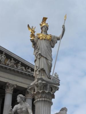 justizia, 维也纳, 奥地利, 议会, 支柱, 雕像