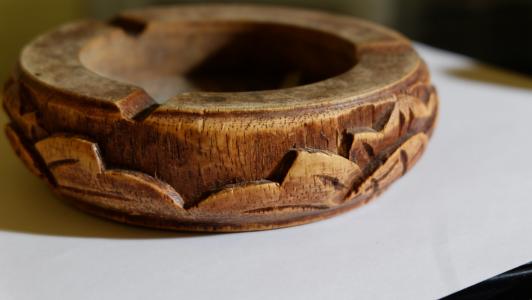 烟灰缸, 项目, 木质物体