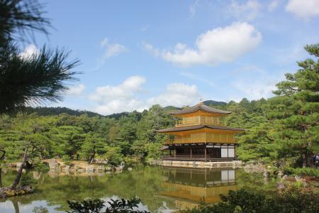金阁寺, Rokuon-吉, 寺, 金阁, 花园, 自然, 禅宗