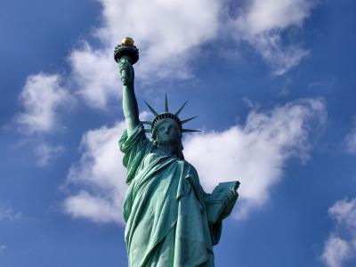 自由女神像, 具有里程碑意义, 关闭, 纽约, 美国, 纪念碑, dom