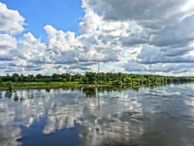 维斯瓦河, 比得哥什, 河, 波兰, 水, 自然, 景观