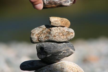 石头, 卵石, 河
