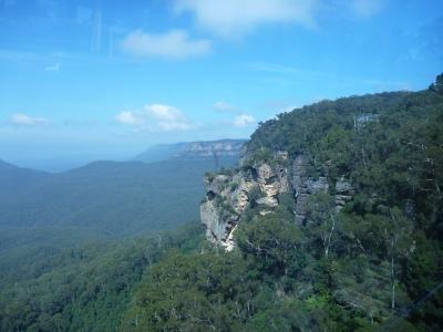 蓝山, 澳大利亚, 悬崖, 新南威尔士, 森林, 景观, 荒野