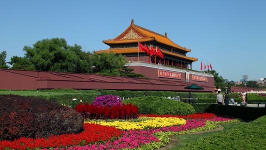 北京, 天安门广场, 国庆节, 风景, 建设