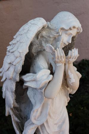天使, 天使, 雕像, 雕塑, 石头, 宗教, 灵性