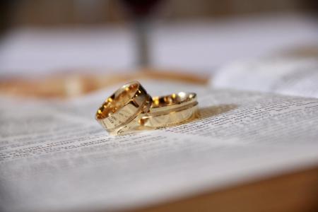 联盟, 圣经 》, 婚姻, 珠宝首饰, 戒指, 婚礼, 黄金