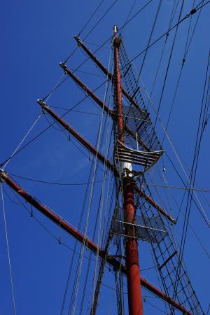 启动, 帆船, 索具, 船舶, 小船桅杆, 桅杆, 帆帆柱