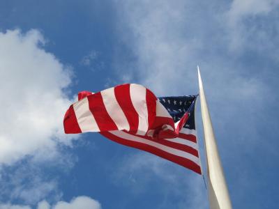 美国国旗, 爱国主义, 美国, 美国, 爱国, 挥舞着, 微风