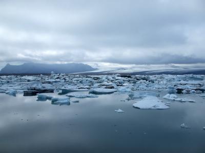 冰山, 湖冰, 感冒, 蓝色, 自然, 冰, 冰岛