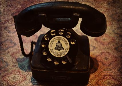 电话, 老, 老式, 年份, 拨号, 电话听筒, 旧手机