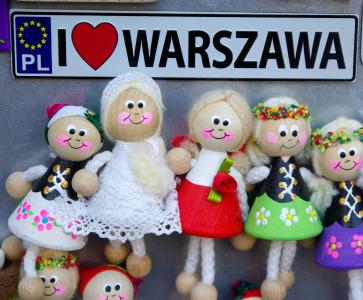 波兰, 华沙, 娃娃, 礼品, 回忆