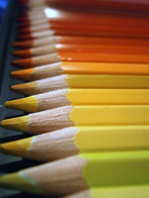彩色的铅笔, 多彩, 美丽